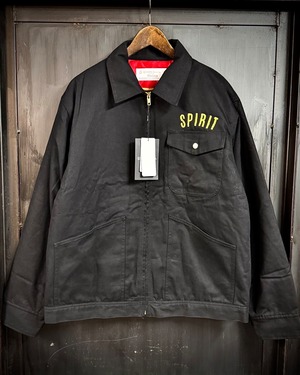 UNIVERSAL OVERALL DUCKLINER ZIP JACKET BLACK