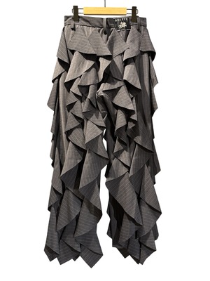 【26AW】BELPER  ベルパー / ラッフル パンツ / RUFFLE TROUSERS
