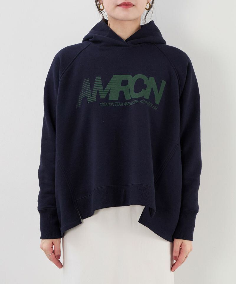 MICA&DEAL /【AMERICANA×MICA&DEAL】裏起毛ロゴフードパーカー | anouk