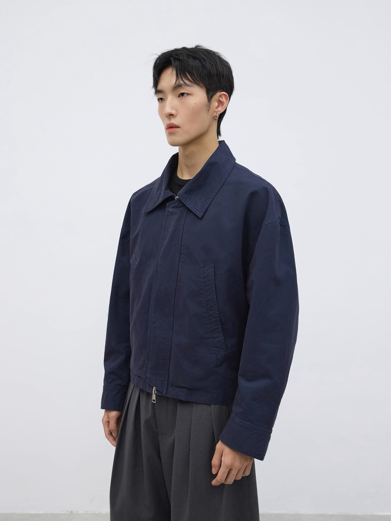 Yausye 72 Vintage Wash Cropped Jacket
