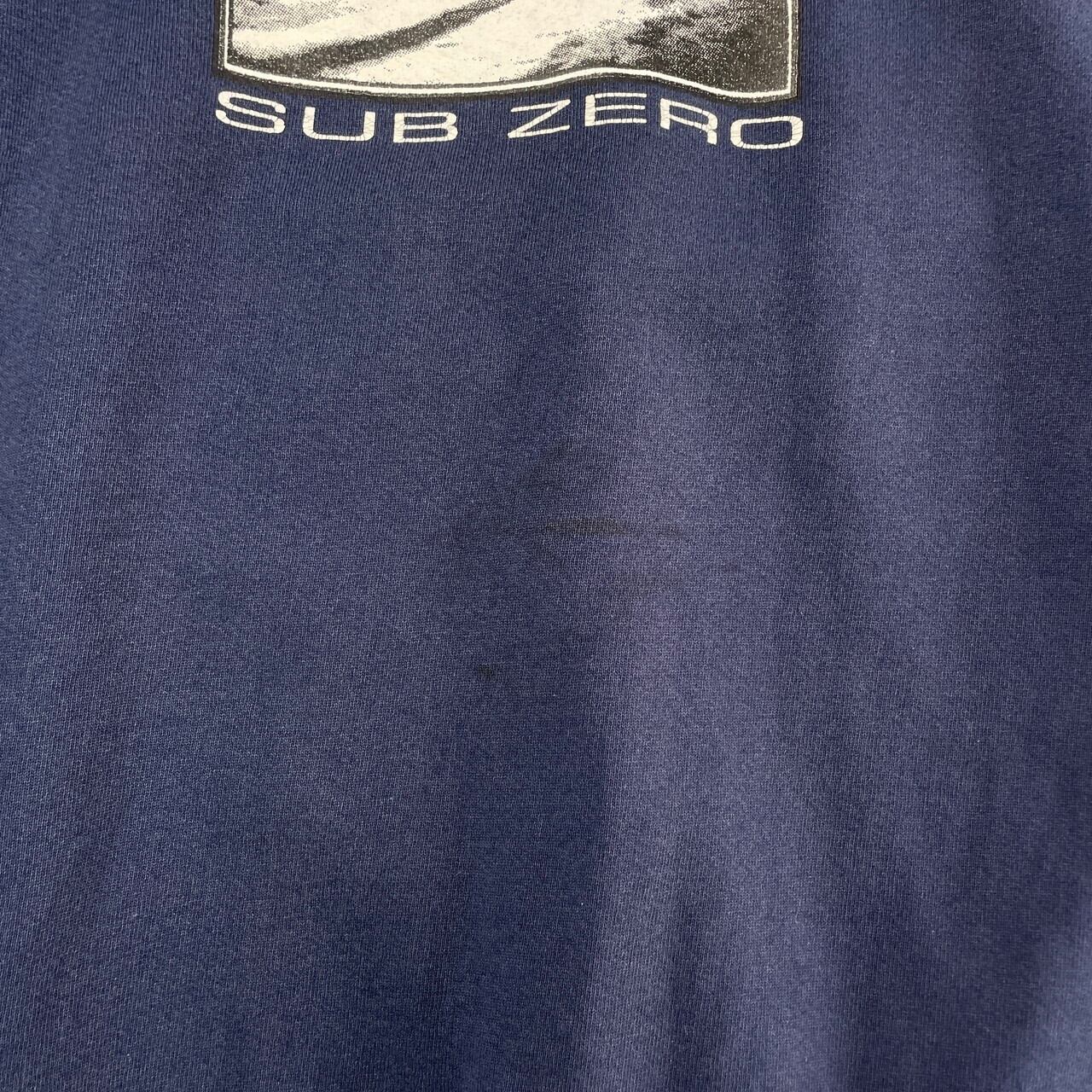 90年代 USA製 SUB ZERO フォトプリント スウェットシャツ メンズ2XL