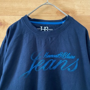 【Harmont&Blaine】長袖Tシャツ ロンT プリント 丸首  Lサイズ US古着