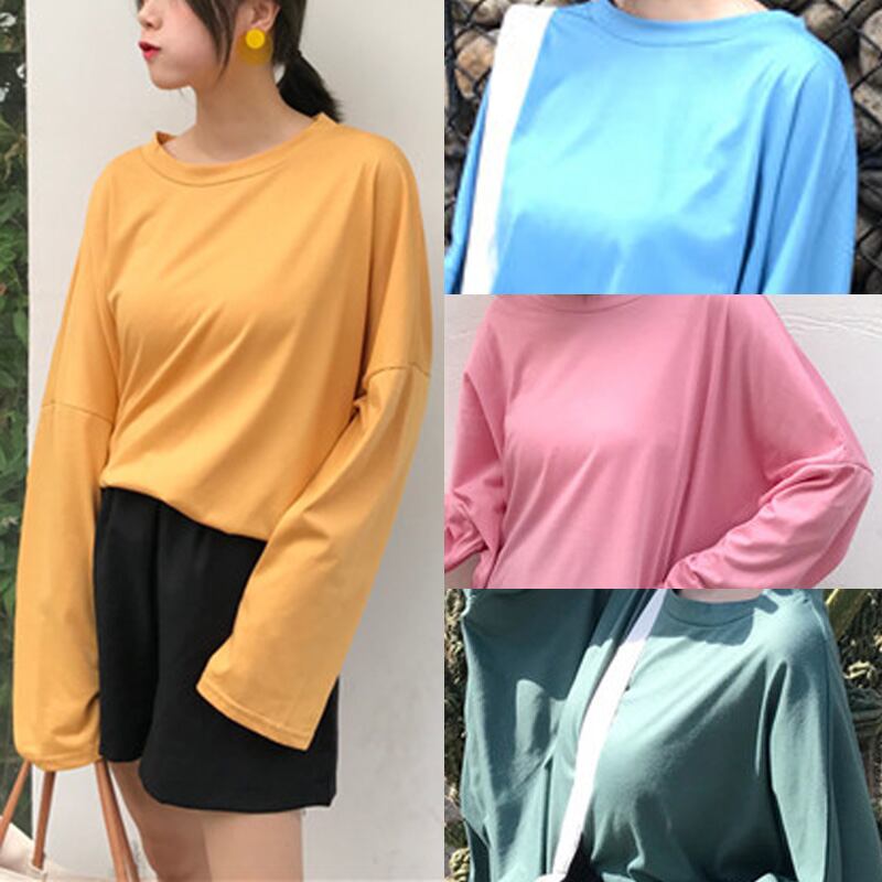 オーバーサイズ・ロングスリーブTシャツ