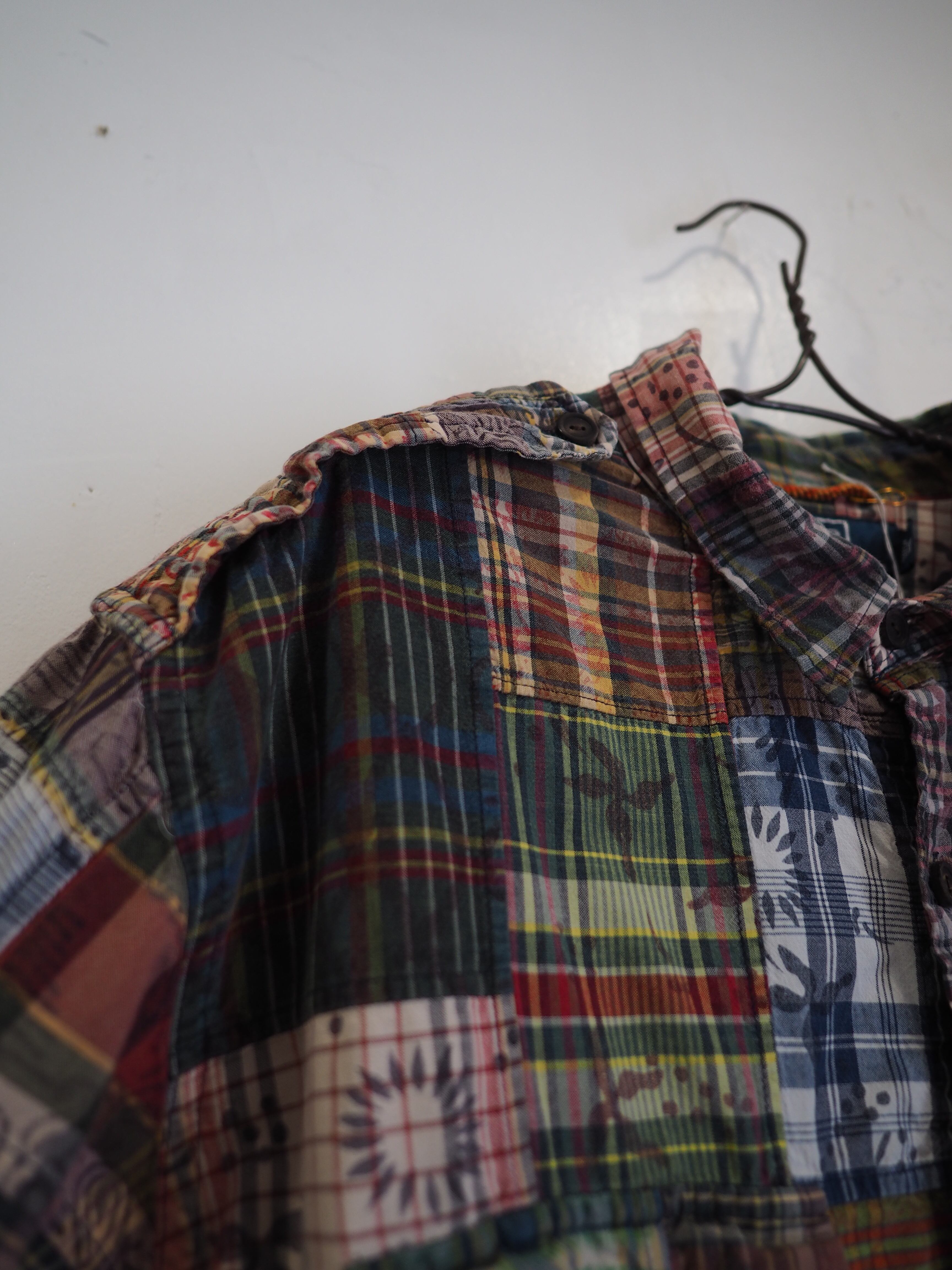 1990's Made in INDIA Ralph Lauren Patchwork Cotton Shirt | FESTINA
