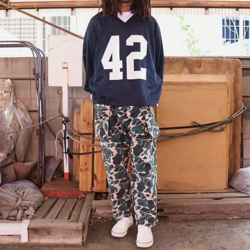 WOODBLOCK】 W-44 HERRINGBONE CARGO PANTS (D.H.Camo) | 火ノ鳥