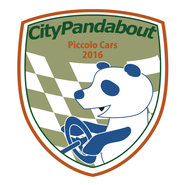FIAT PANDAステッカー「City Pandabout」