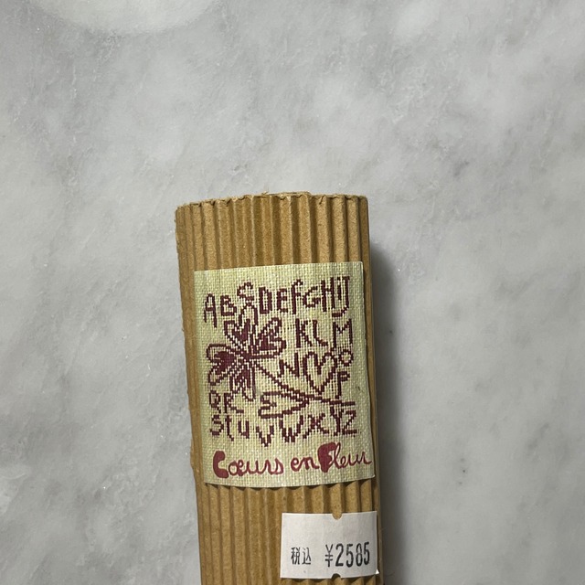 ＊ Alphabets ミニクロス / coeur en fleur＊