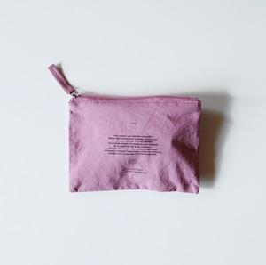 【韓国雑貨】hotel827. EVERYDAY POUCH コットン ポーチ（パープル）