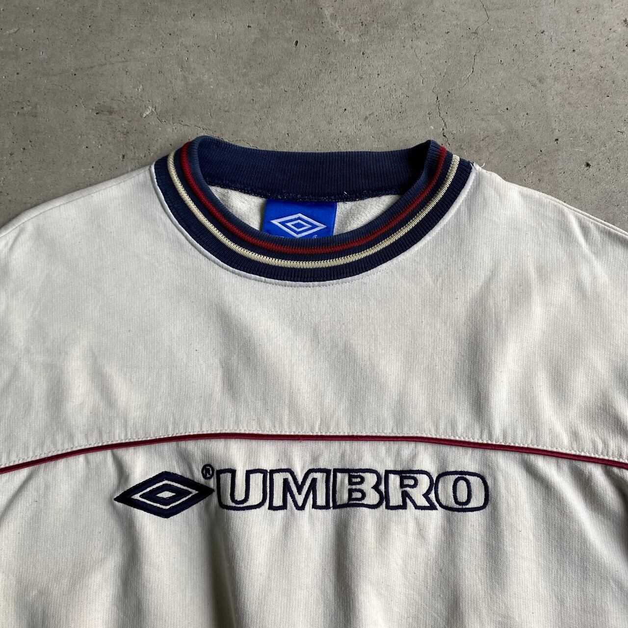 90年代 ビンテージ ユーロ UMBRO アンブロ フロントロゴ 刺繍