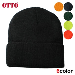 オットー ニット帽 ビーニーキャップ 帽子 メンズ レディース OTTO 無地 シンプル ワンサイズ 82-404