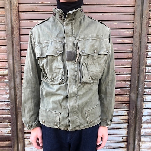 50s フランス軍 実物 TAP47 パラトルーパージャケット リメイク 短丈 46 ユーロ ミリタリー ヴィンテージ ヘリンボーン 空挺部隊 60s