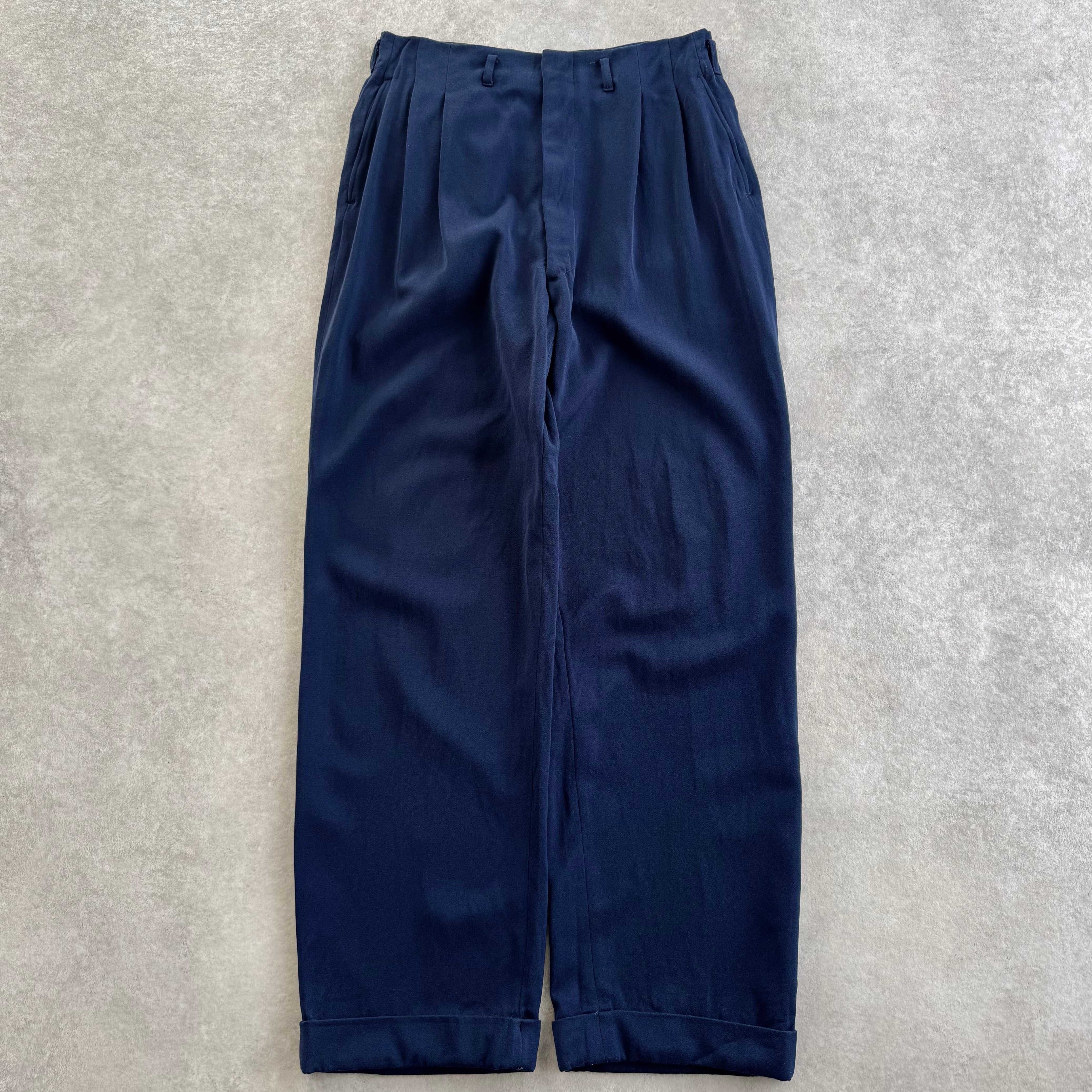 50s Rayon Gabardine Slacks 