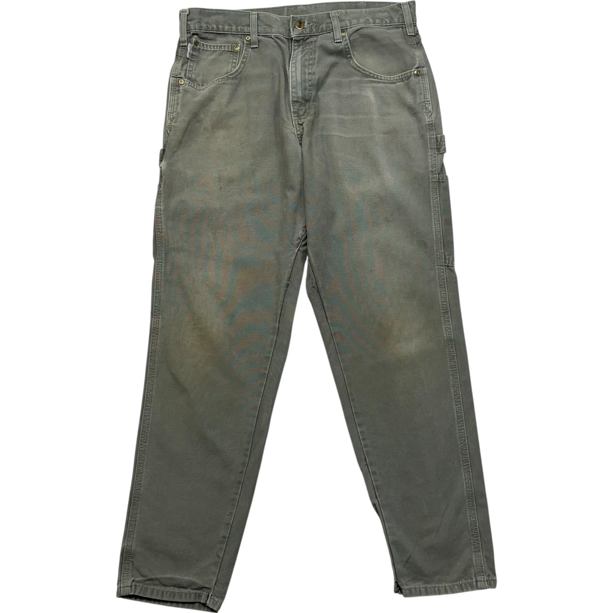 《実寸W32L30》Carhartt カーハート ペインターパンツ ワークパンツ ダークモス no.9020