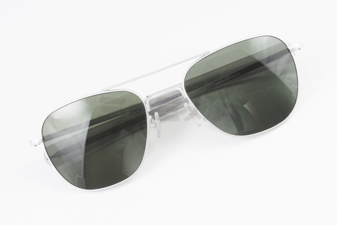 American Optical サングラス Original Pilot COL.MATTE SILVER