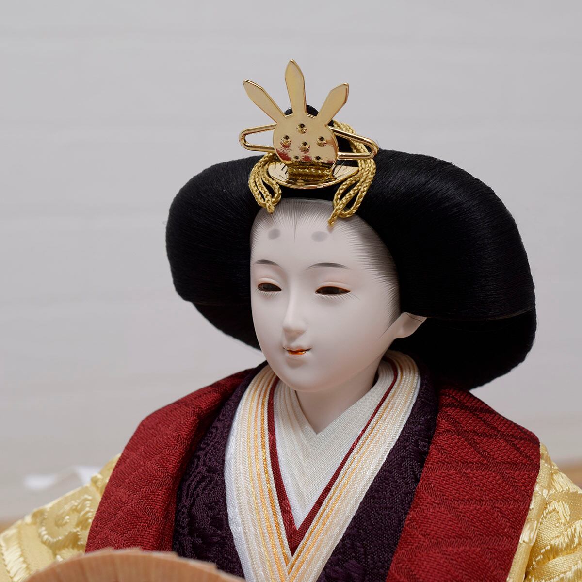 雛人形 親王飾り【和楽・平飾り】菊唐草｜おしゃれ｜モダン｜今どき