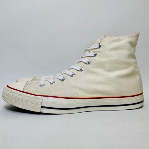 80's CONVERSE コンバース ALL STAR HI オールスターハイ 生成 白 オフ