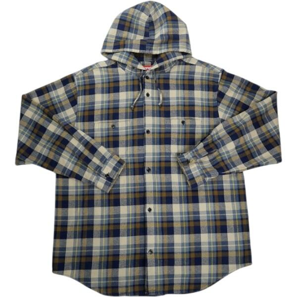 Size【XL】 SUPREME シュプリーム 26SS Hooded Flannel Shirt Brown