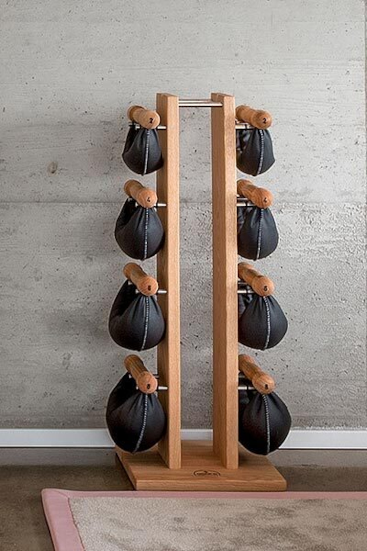 SWING Tower Set　Walnut/Black 2,4,6,8kg