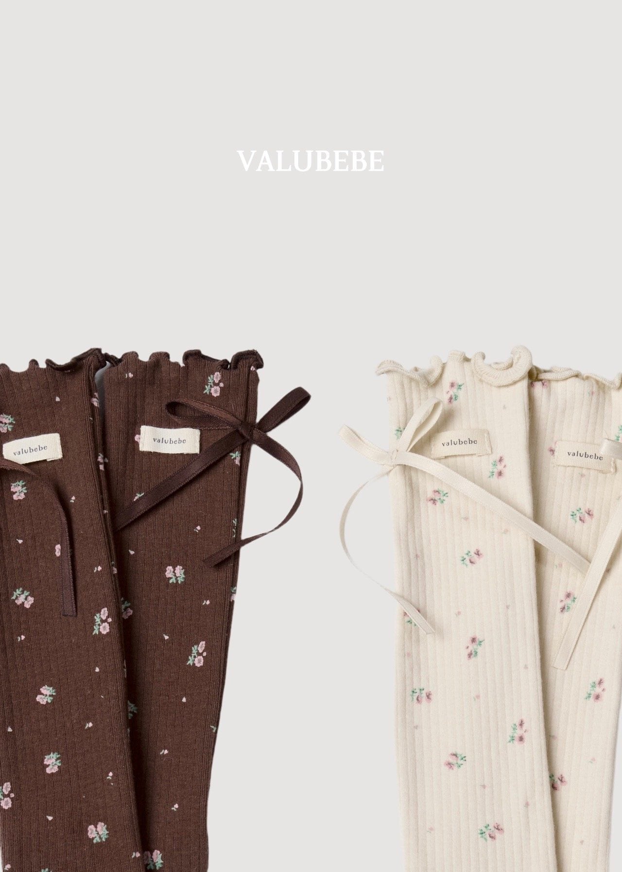 送料無料【予約】/ フローラルフラワー靴下 / valubebe