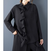 フリル ラッフル シャツ  00322