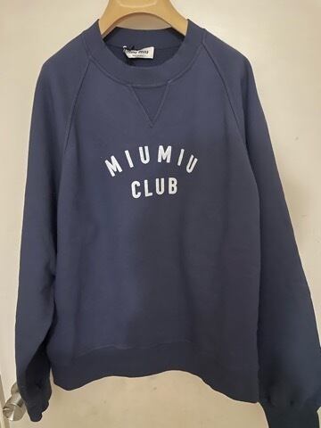MIUMIU MIUMIU CLUB LOGO VINTAGE スウェット | Pay ID MIUMIU MIUMIU CLUB LOGO VINTAGE スウェット | Pay ID