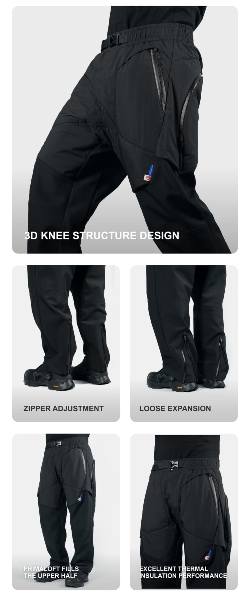 REINDEE LUSION 24AW プリマロフトゴールド中綿 ストレートレッグ