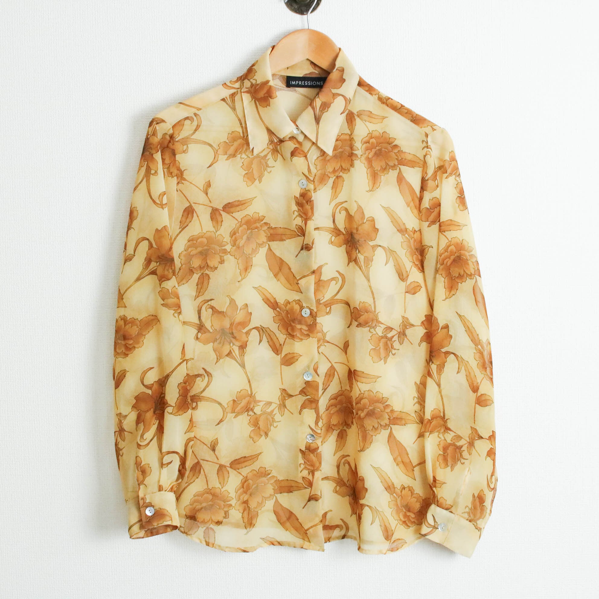 sheer shirt L