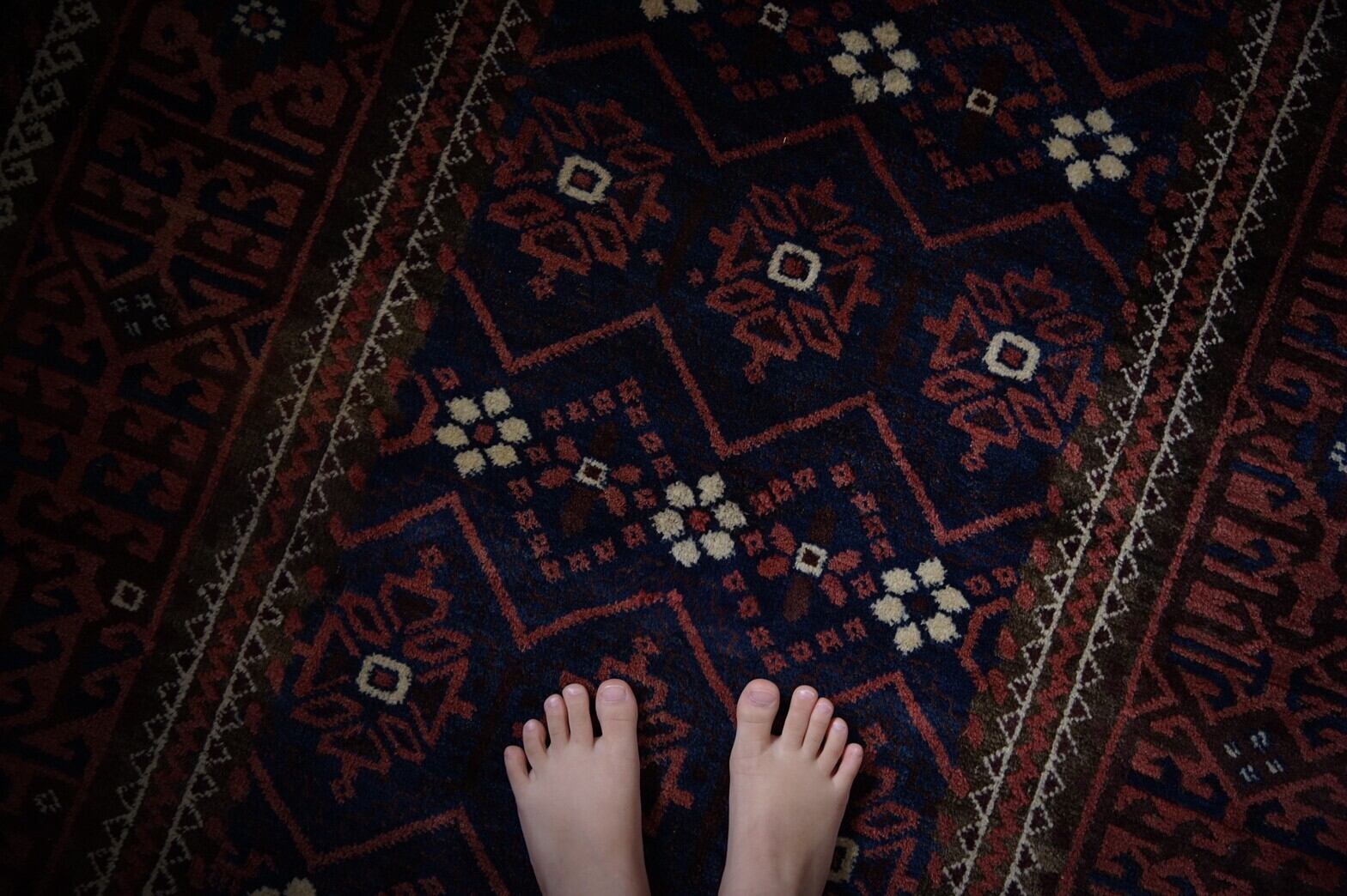 138 -Vintage baluch rug