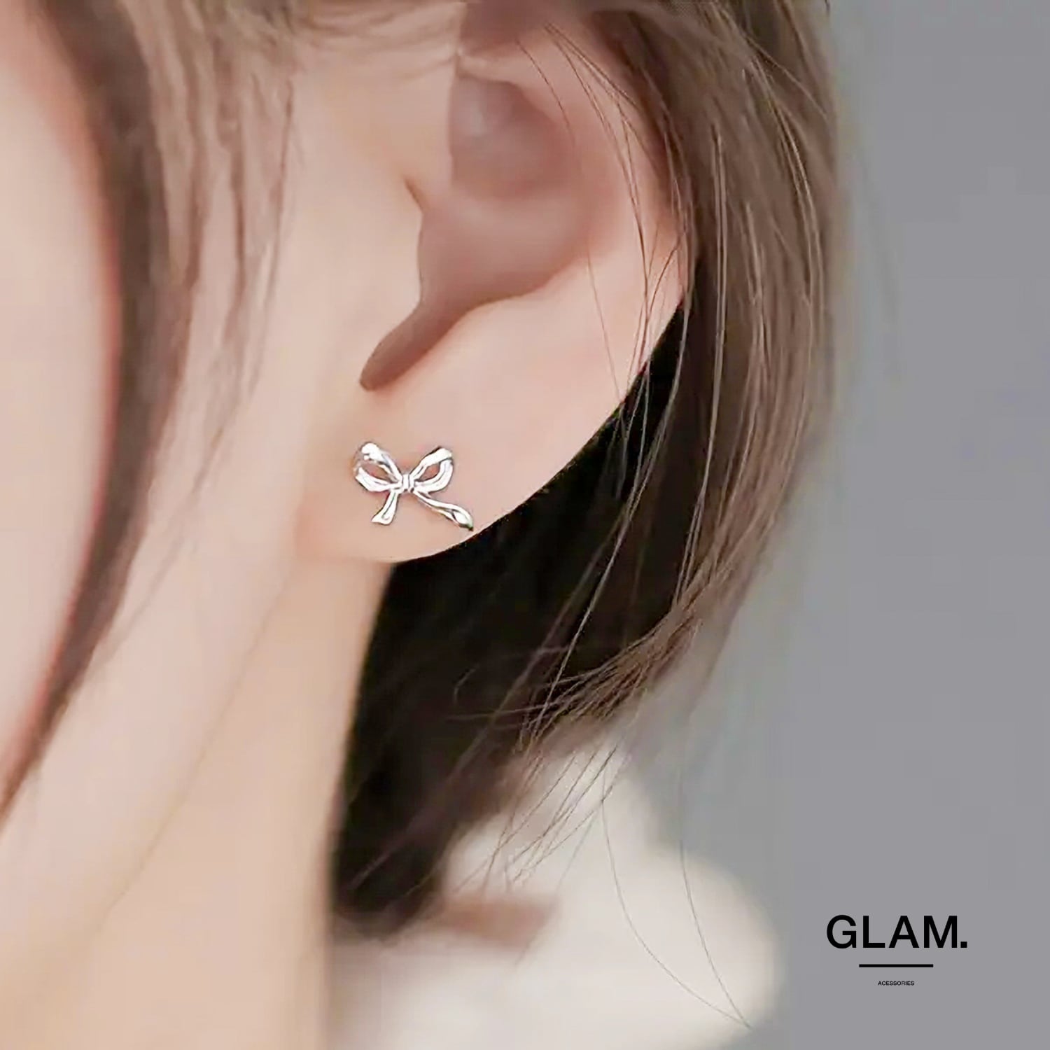 【kindababy】ribbon heritage earring〜リボンリースピアス ミニマムリボンピアス | 金属アレルギーに悩む女性向けプチプラ