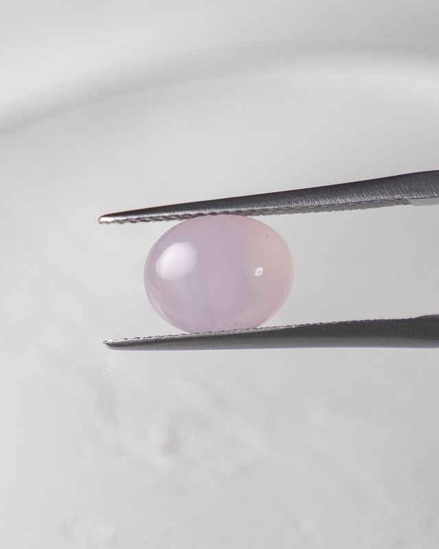 バフトップオーバルカット10×8mm #609【硝子の宝石】