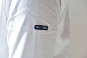 セントジェームス フード付コットンTシャツ(17JC OUESS CAPU)NEIGE【レターパックプラス可】