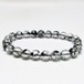 ブラックエレスチャルクォーツ ブレスレット 8mm メール便可 一点物 111-54141