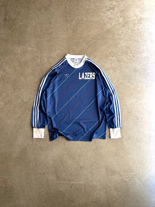USA製 80's adidas L/S GAME SHIRTS “Los Angeles LAZERS”