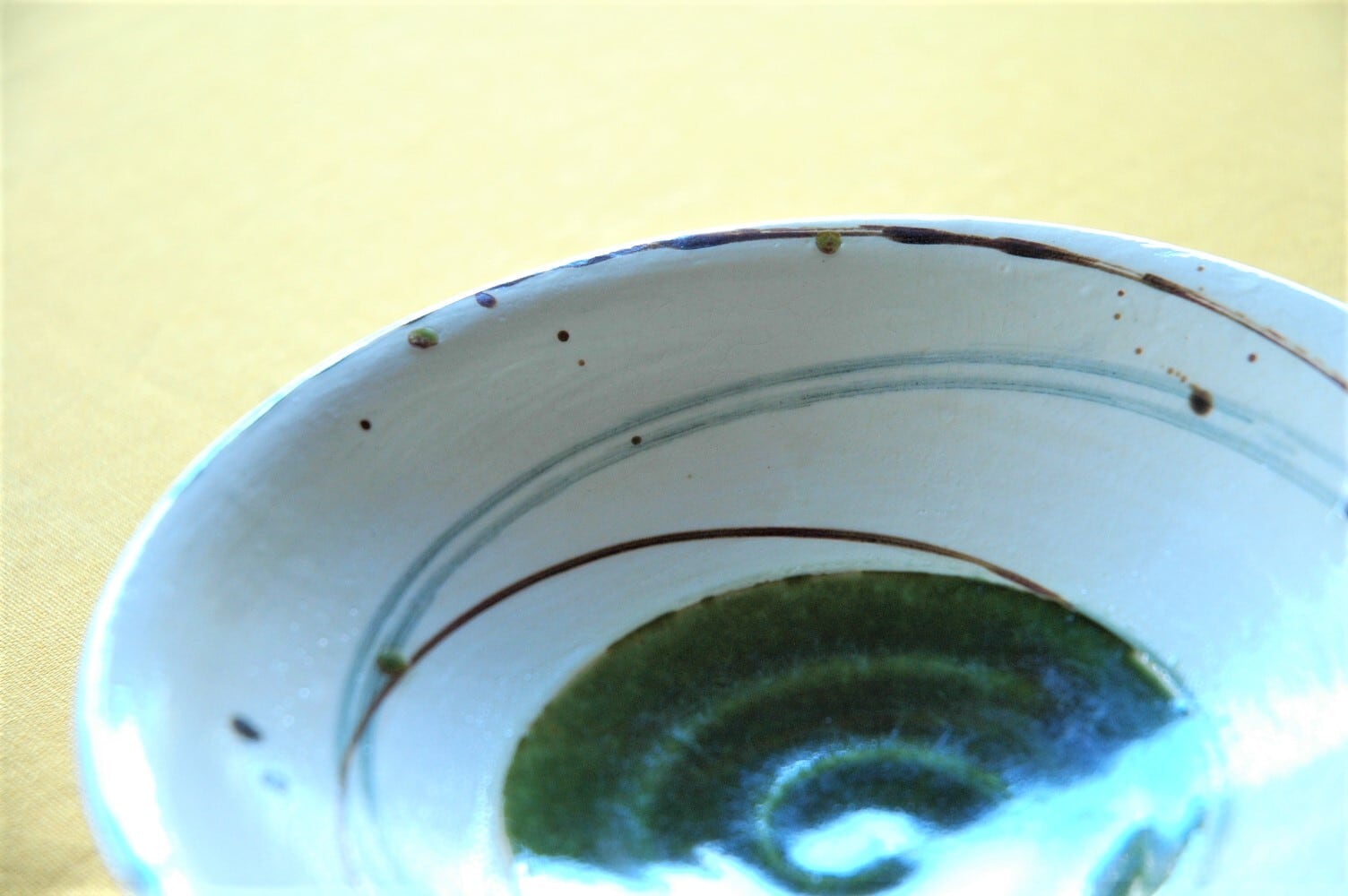 織部スパイラル　鉢　M