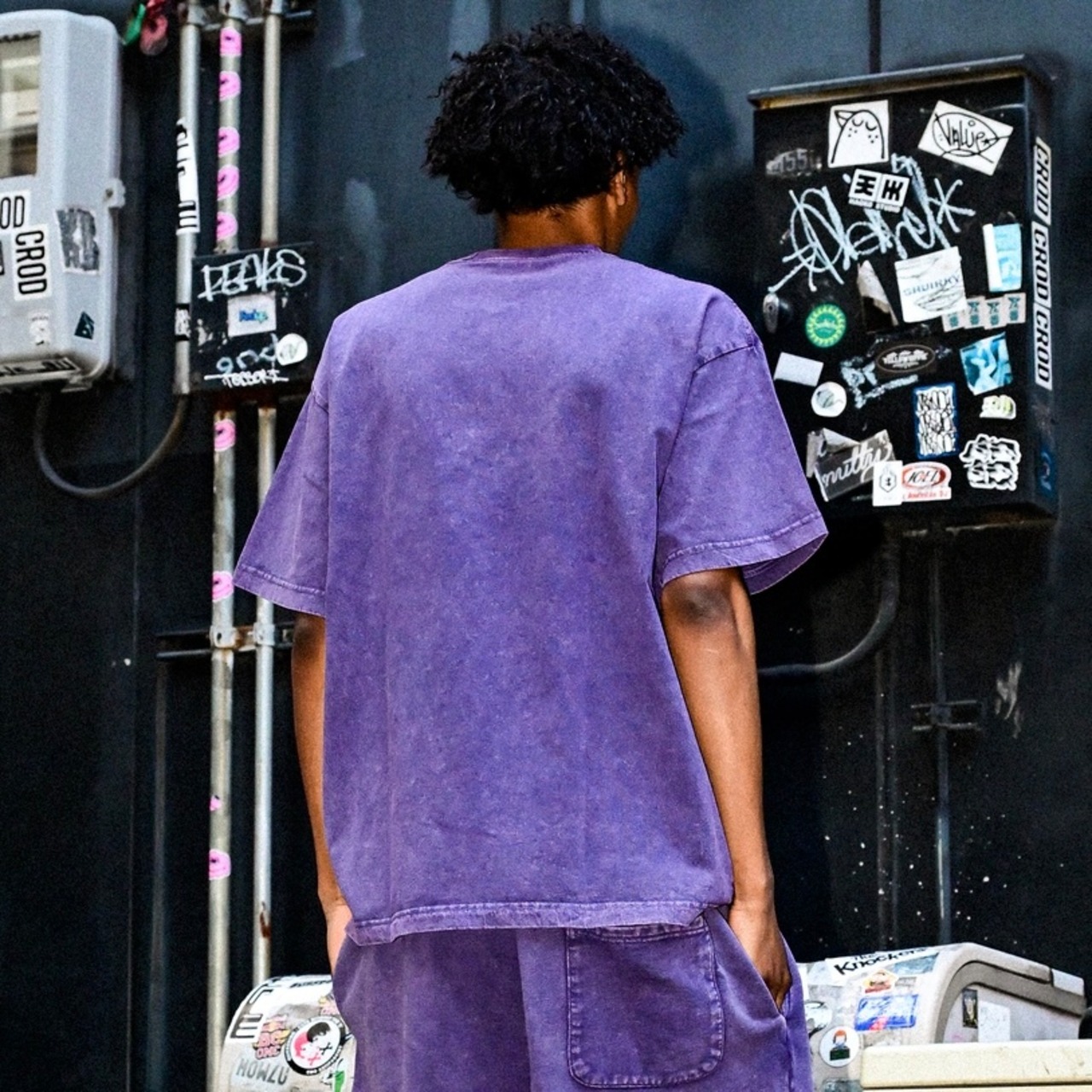 METAL SMALL LOGO HEAVYWEIGHT PIGUMENT TEE