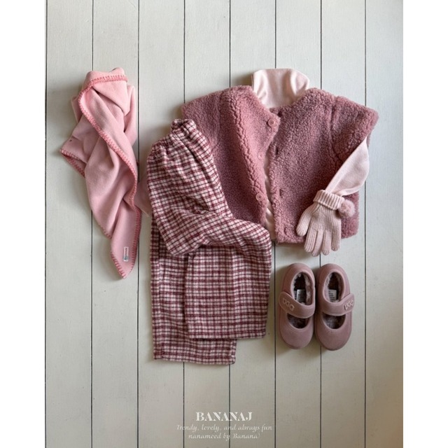 《予約》BANANA J ¨ cozy check pants