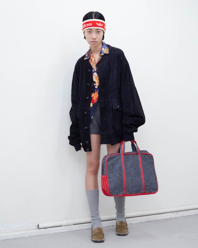 1990s Euro vintage - button-front wide suede blouson