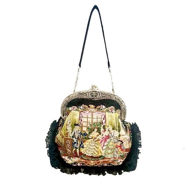プチポアン　口金バッグ