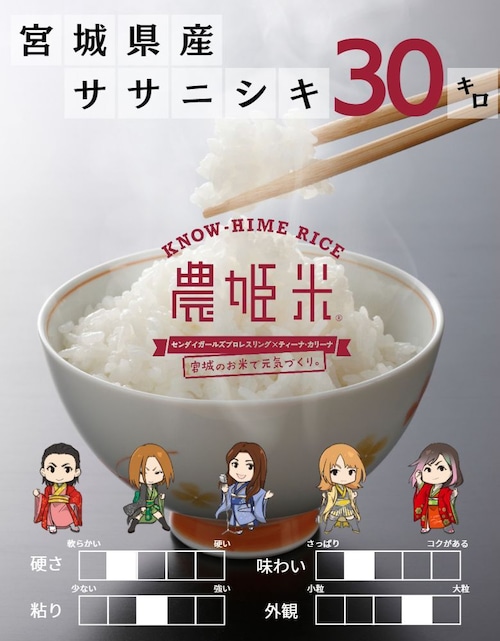 令和5年度産 ササニシキ30kg 精米後27kg（精米後・白米のみ）【送料無料】