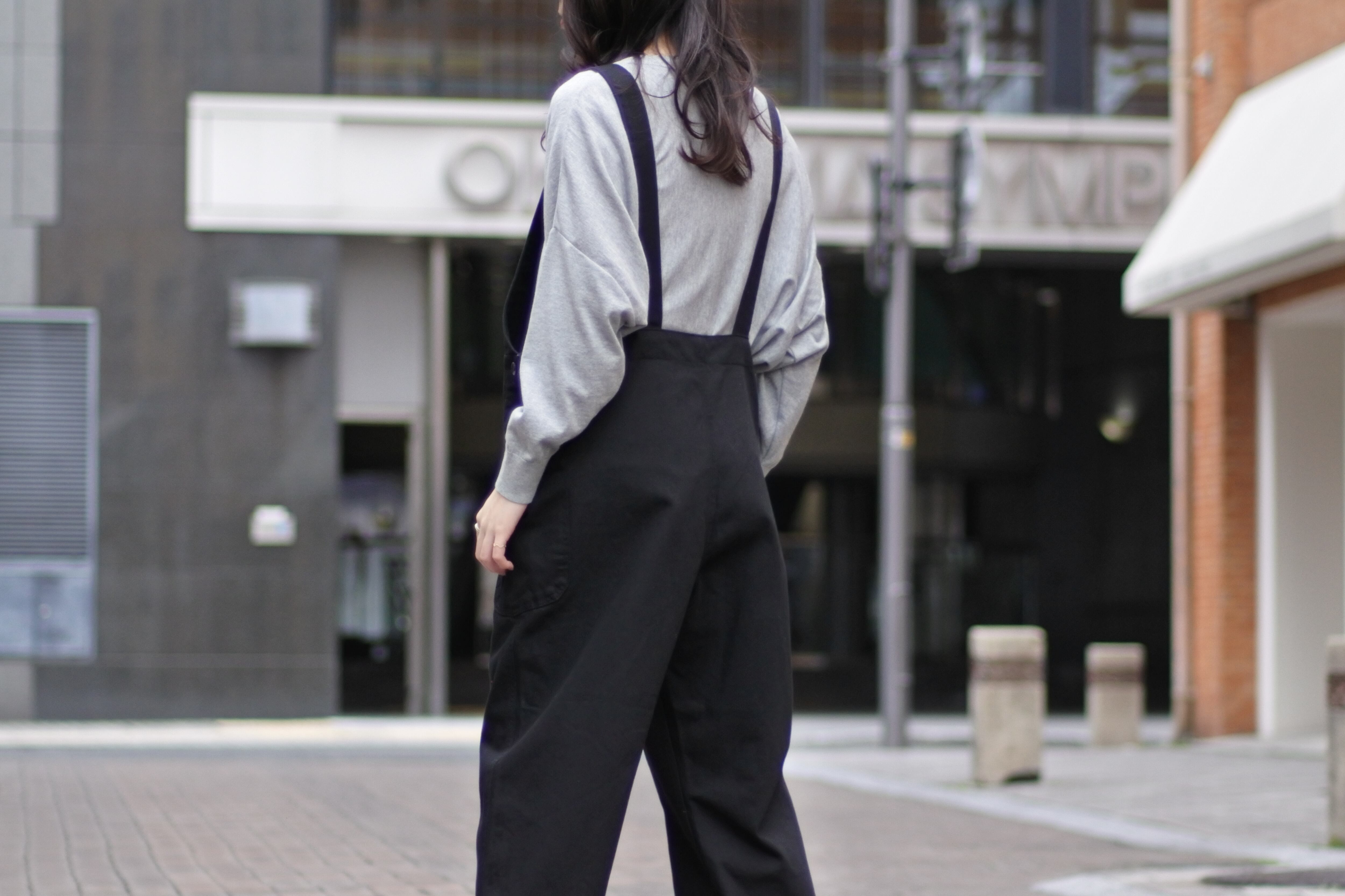 HATSKI】Denim Overall Katuragi Black | theater(シアター)