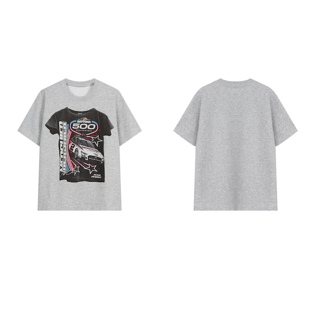 スポーツミックストップスグラフィックTシャツ 3col R02435