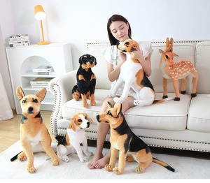 54CM ぬいぐるみ 犬 リアル 抱き枕 超大判 ふわふわ 可愛い お部屋 インテリア 子供 誕生日 お祝い プレゼント ギフト 癒しグッズ