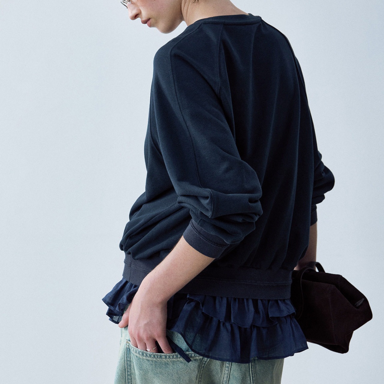 Relaxed Raglan Sweatshirt T6176