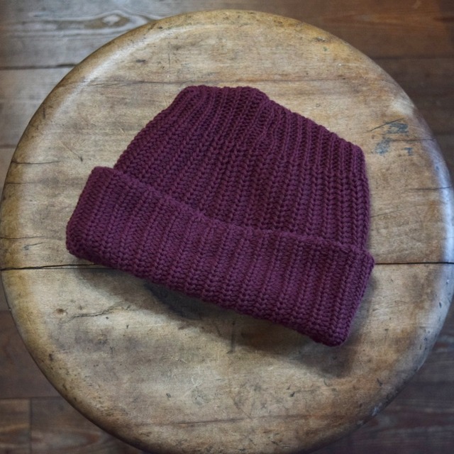 新品 Columbia Knit watch cap -BURGUNDY C05