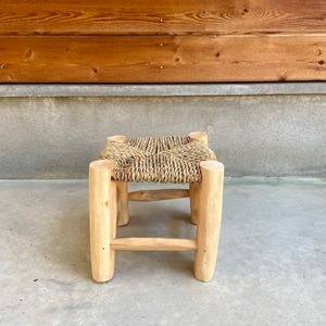 Moroccan wooden mini chair モロッコ ドームミニ木椅子 w26×22.5cm×h22.5cm ⑤