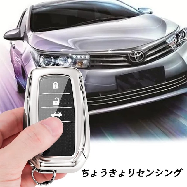 [YFFSFDC] キーケース TPU 素材 トヨタ 車 新型ノア アクセサリーTOYOTA 新型 ヴォクシー トヨタ自動車用キーホルダー ノア 90 系 ヤリス クロス ミライ VOXY NOA