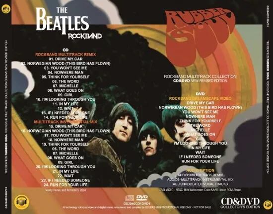 THE BEATLES / RUBBER SOUL : ROCKBAND MULTITRACK COLLECTION (CD+DVD