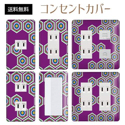 コンセントカバー スイッチカバー 和風 和柄 パナソニック コスモ WAGLC24-CV-CN