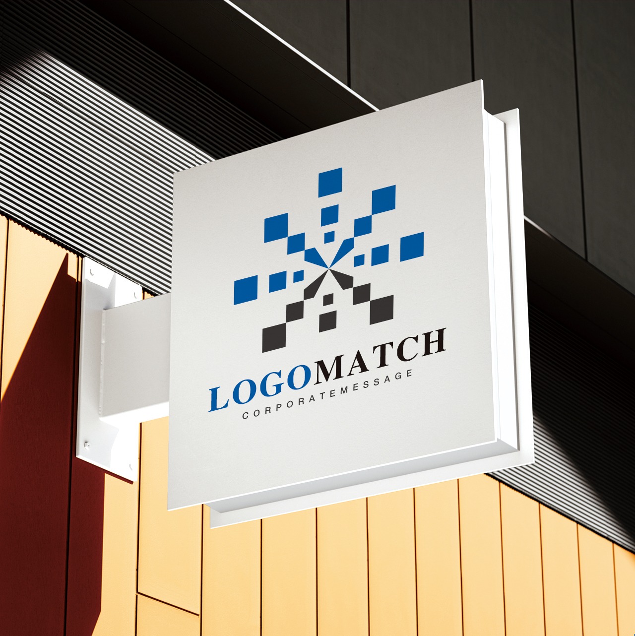 拡散する光のロゴ