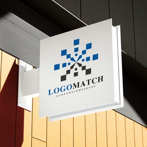 拡散する光のロゴ